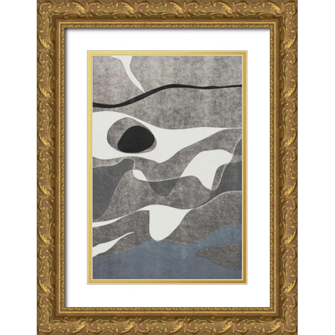 Naiad III Gold Ornate Wood Framed Art Print with Double Matting by Delamater, Rob