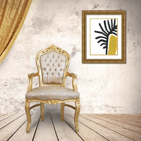 Color Block Maze IX Gold Ornate Wood Framed Art Print with Double Matting by Vess, June Erica