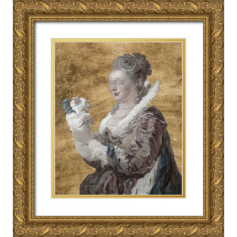 Masked Master I Gold Ornate Wood Framed Art Print with Double Matting by Studio W