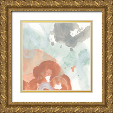 Clay Mist IV Gold Ornate Wood Framed Art Print with Double Matting by Vess, June Erica