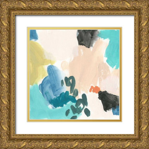 Polymeric IV Gold Ornate Wood Framed Art Print with Double Matting by Vess, June Erica