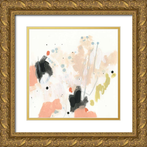 Palette Constellation I Gold Ornate Wood Framed Art Print with Double Matting by Vess, June Erica