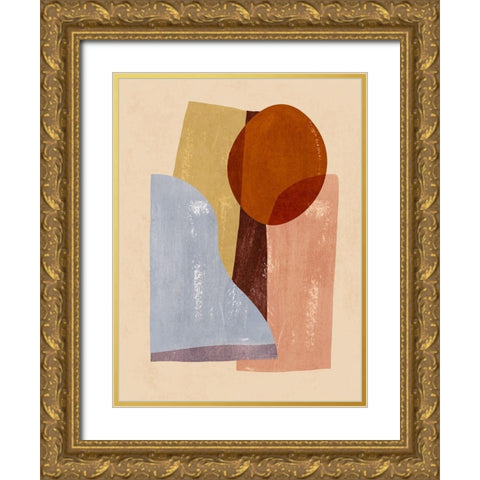 Sweet Sahara I Gold Ornate Wood Framed Art Print with Double Matting by Warren, Annie