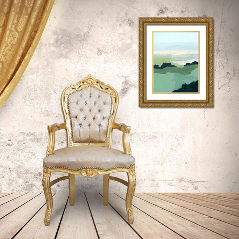 Halcyon Overlook II Gold Ornate Wood Framed Art Print with Double Matting by Popp, Grace