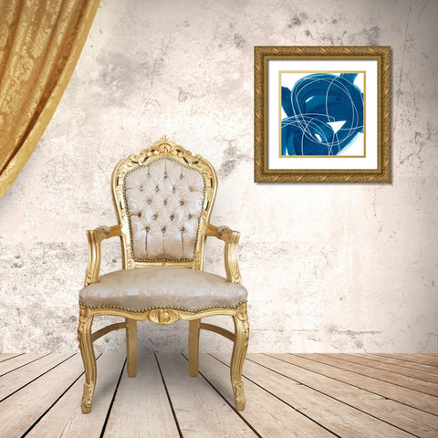 Spool II Gold Ornate Wood Framed Art Print with Double Matting by Vess, June Erica