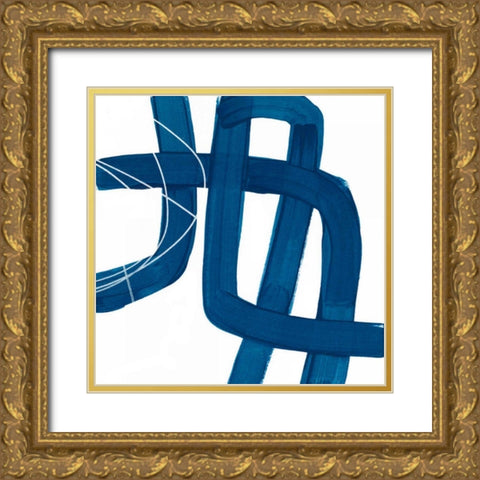 Spool III Gold Ornate Wood Framed Art Print with Double Matting by Vess, June Erica