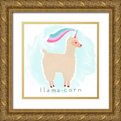 Fantastic Besties III Gold Ornate Wood Framed Art Print with Double Matting by Vess, June Erica