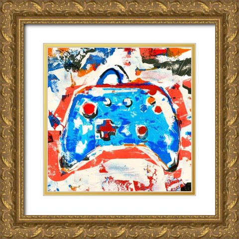 Bold Gamer I Gold Ornate Wood Framed Art Print with Double Matting by Warren, Annie