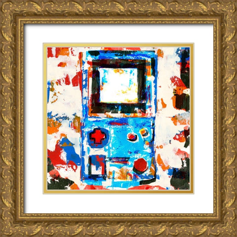 Bold Gamer II Gold Ornate Wood Framed Art Print with Double Matting by Warren, Annie