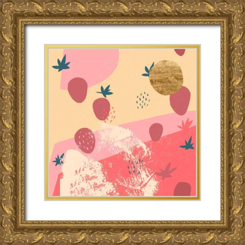 Shortcake II Gold Ornate Wood Framed Art Print with Double Matting by Green, Jacob