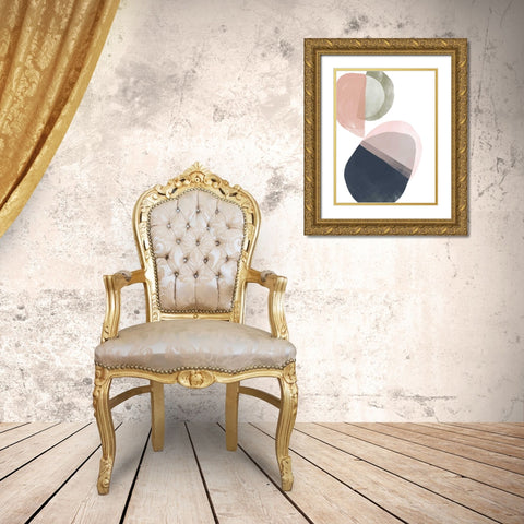 Encapsulate II Gold Ornate Wood Framed Art Print with Double Matting by Vess, June Erica