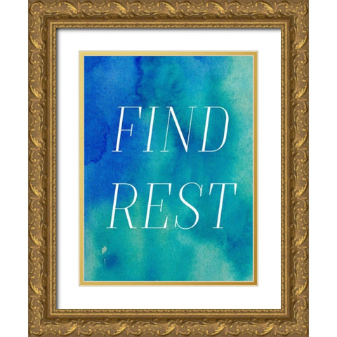 Finding Rest II Gold Ornate Wood Framed Art Print with Double Matting by Sizemore, Natalie