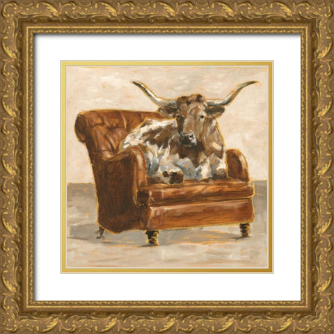 Refined Comfort I Gold Ornate Wood Framed Art Print with Double Matting by Harper, Ethan