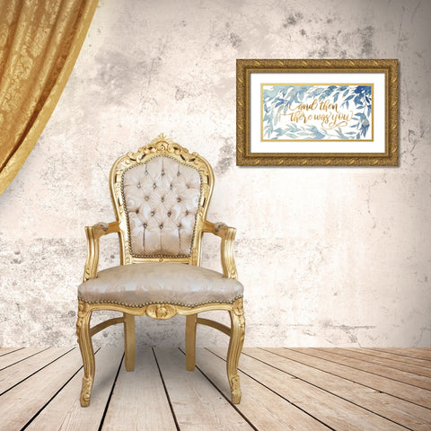 Glam Love II Gold Ornate Wood Framed Art Print with Double Matting by Popp, Grace