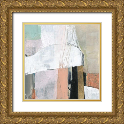 Sweet Collage II Gold Ornate Wood Framed Art Print with Double Matting by Goldberger, Jennifer