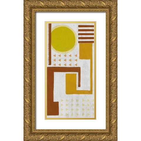 Mountain Cloud III Gold Ornate Wood Framed Art Print with Double Matting by Wang, Melissa