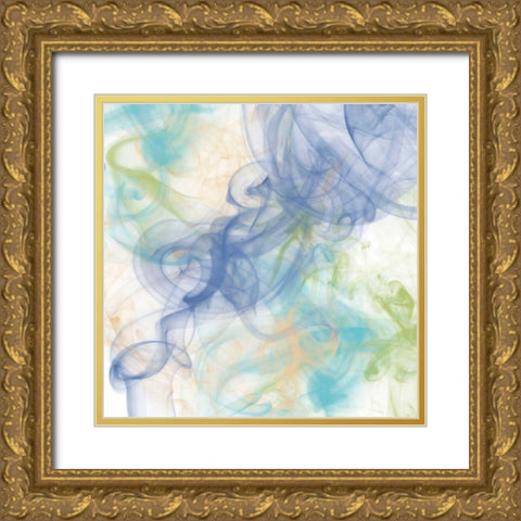 Tranquil Smoke I Gold Ornate Wood Framed Art Print with Double Matting by Saunders, Alonzo