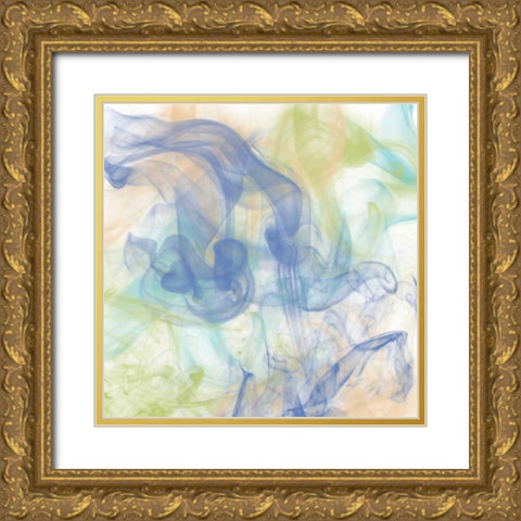 Tranquil Smoke II Gold Ornate Wood Framed Art Print with Double Matting by Saunders, Alonzo