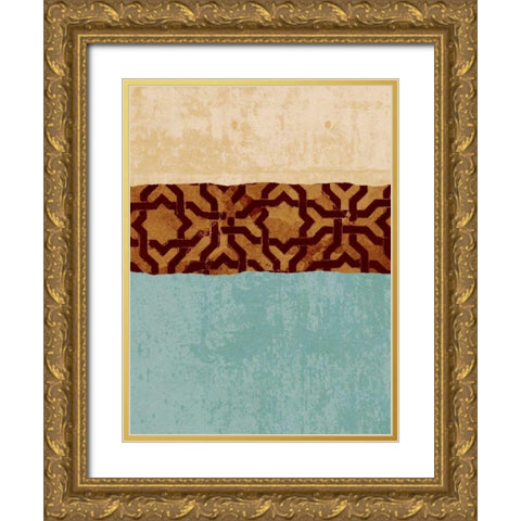 Revealed II Gold Ornate Wood Framed Art Print with Double Matting by Saunders, Alonzo