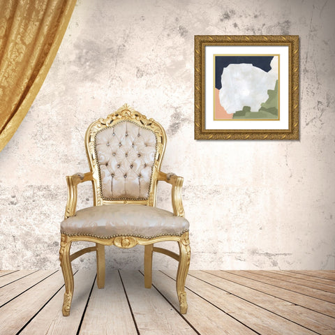 Tectonic Boundaries I Gold Ornate Wood Framed Art Print with Double Matting by Vess, June Erica