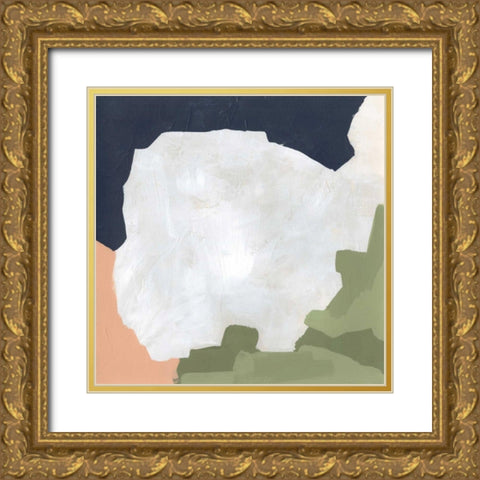 Tectonic Boundaries I Gold Ornate Wood Framed Art Print with Double Matting by Vess, June Erica