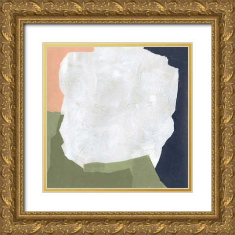 Tectonic Boundaries III Gold Ornate Wood Framed Art Print with Double Matting by Vess, June Erica