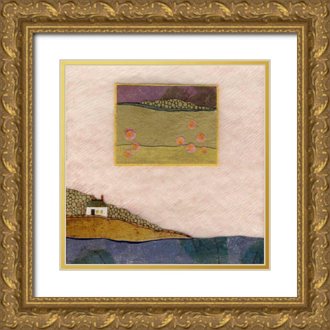 Tiny House I Gold Ornate Wood Framed Art Print with Double Matting by Savory, Susan