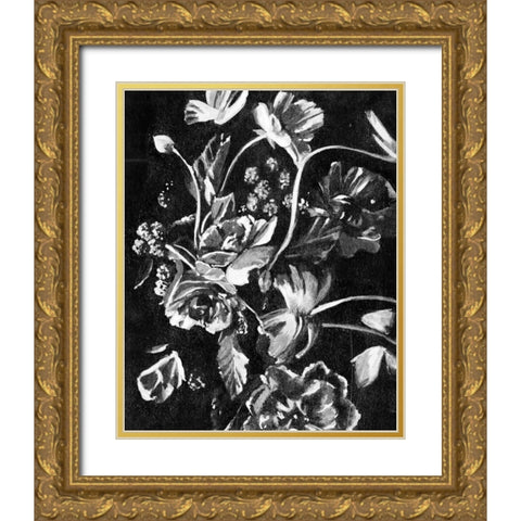 Enchanted Bloom I Gold Ornate Wood Framed Art Print with Double Matting by Warren, Annie