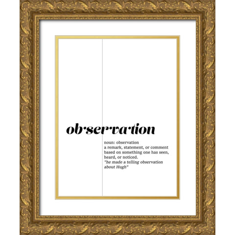Find Meaning IV Gold Ornate Wood Framed Art Print with Double Matting by Fagalde, Jarman