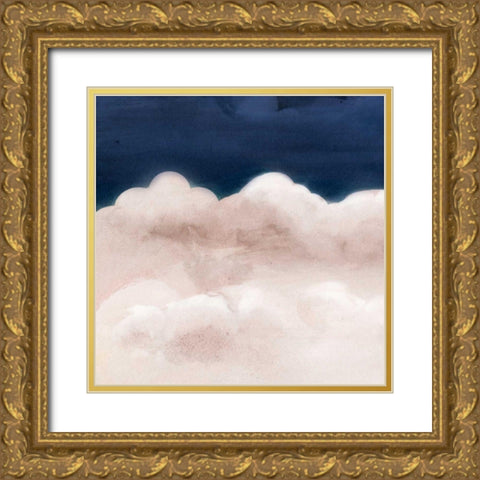 Cloudy Night III Gold Ornate Wood Framed Art Print with Double Matting by Studio W