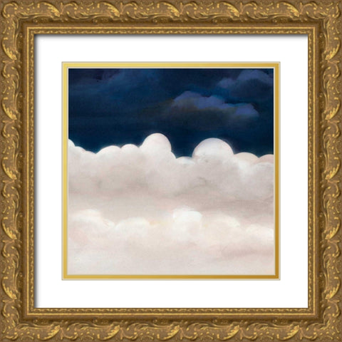 Cloudy Night IV Gold Ornate Wood Framed Art Print with Double Matting by Studio W