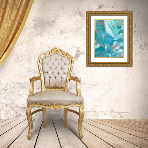 Banana Suave I Gold Ornate Wood Framed Art Print with Double Matting by Wilkins, Suzanne