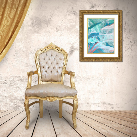 Banana Suave II Gold Ornate Wood Framed Art Print with Double Matting by Wilkins, Suzanne