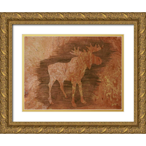 Lodge Chaperone IV Gold Ornate Wood Framed Art Print with Double Matting by Moore, Regina