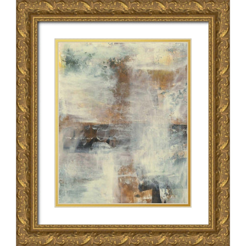 Camouflage IV Gold Ornate Wood Framed Art Print with Double Matting by Moore, Regina