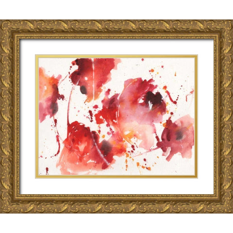 Bright Days II Gold Ornate Wood Framed Art Print with Double Matting by Combs, Joyce