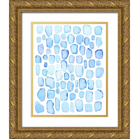 Ice Cubes II Gold Ornate Wood Framed Art Print with Double Matting by Popp, Grace