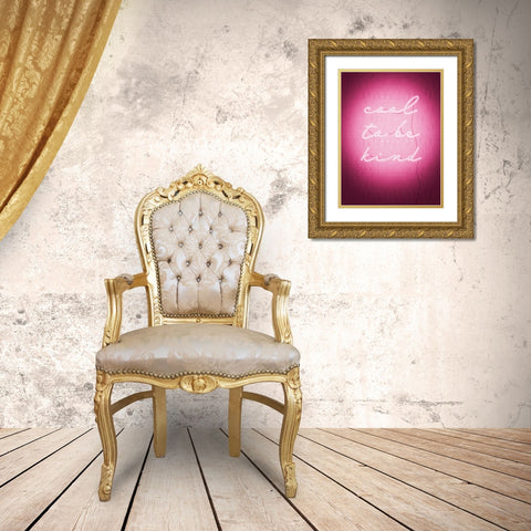 Sweet Neon I Gold Ornate Wood Framed Art Print with Double Matting by Popp, Grace