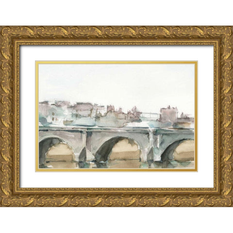 Watercolor Arch Studies V Gold Ornate Wood Framed Art Print with Double Matting by Harper, Ethan
