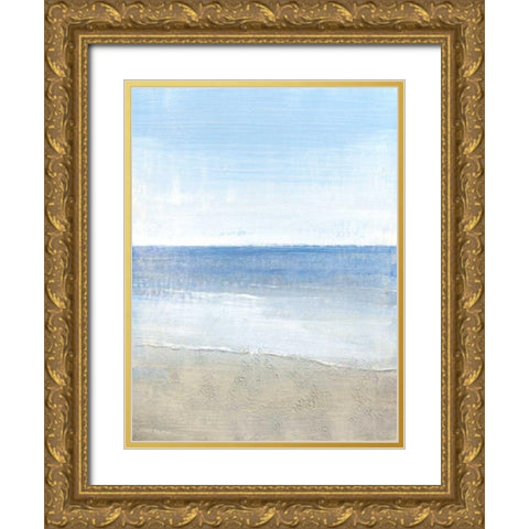 Sparkling Waters I Gold Ornate Wood Framed Art Print with Double Matting by OToole, Tim