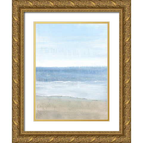 Sparkling Waters II Gold Ornate Wood Framed Art Print with Double Matting by OToole, Tim