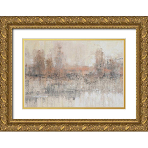 Land Parcel I Gold Ornate Wood Framed Art Print with Double Matting by OToole, Tim