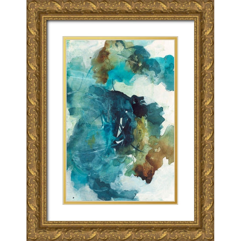 Spring II Gold Ornate Wood Framed Art Print with Double Matting by Combs, Joyce