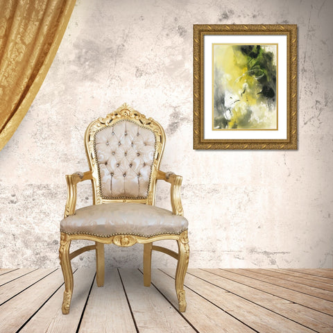 In Motion II Gold Ornate Wood Framed Art Print with Double Matting by Combs, Joyce