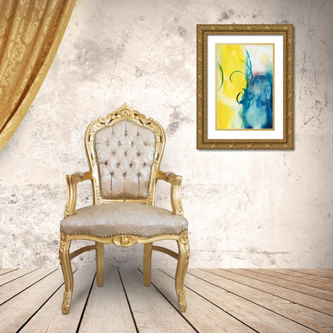 Pretty Things II Gold Ornate Wood Framed Art Print with Double Matting by Combs, Joyce