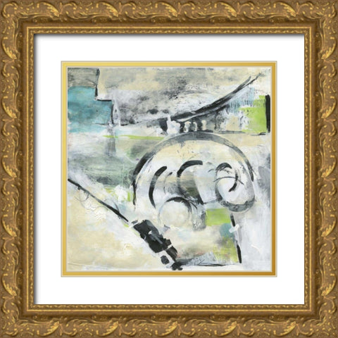 Bridge to Happiness II Gold Ornate Wood Framed Art Print with Double Matting by Combs, Joyce