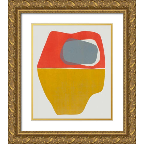 Hoodoo I Gold Ornate Wood Framed Art Print with Double Matting by Delamater, Rob