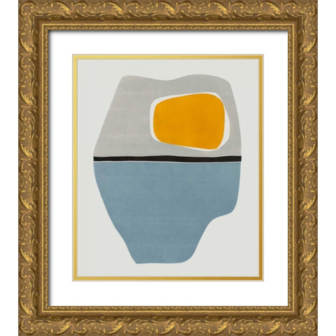 Hoodoo III Gold Ornate Wood Framed Art Print with Double Matting by Delamater, Rob