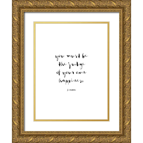 Classic Quotes IV Gold Ornate Wood Framed Art Print with Double Matting by Fagalde, Jarman
