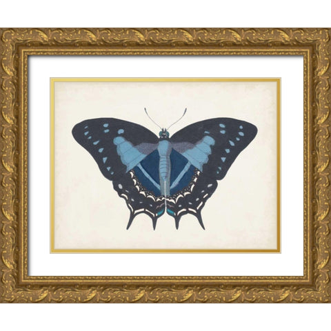 Beautiful Butterfly III Gold Ornate Wood Framed Art Print with Double Matting by Vision Studio